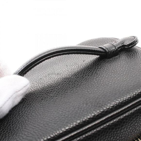 CHANEL Black Leather Logo Bag - Picture 7 of 11